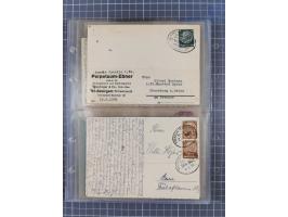 1866/1956, Bahnpost 245 Briefe, Karten, dabei 136 Belege AD/Kaiserreich
