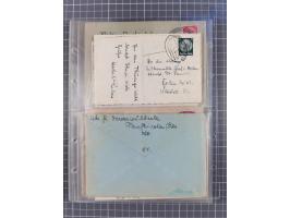 1866/1956, Bahnpost 245 Briefe, Karten, dabei 136 Belege AD/Kaiserreich
