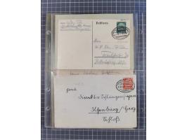 1866/1956, Bahnpost 245 Briefe, Karten, dabei 136 Belege AD/Kaiserreich
