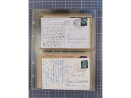 1866/1956, Bahnpost 245 Briefe, Karten, dabei 136 Belege AD/Kaiserreich
