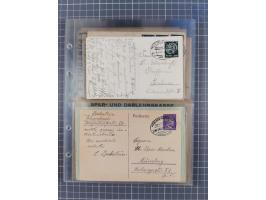 1866/1956, Bahnpost 245 Briefe, Karten, dabei 136 Belege AD/Kaiserreich
