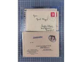 1866/1956, Bahnpost 245 Briefe, Karten, dabei 136 Belege AD/Kaiserreich
