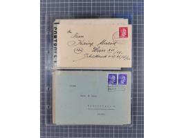 1866/1956, Bahnpost 245 Briefe, Karten, dabei 136 Belege AD/Kaiserreich
