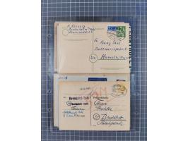 1866/1956, Bahnpost 245 Briefe, Karten, dabei 136 Belege AD/Kaiserreich
