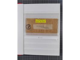 1898/1906(ca.), Album mit 35 Briefen, Karten, Ansichtskarten, Ganzsachen und Feldpostbelegen, mit 7 x Marineschiffspost, dabe