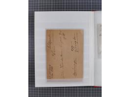 1898/1906(ca.), Album mit 35 Briefen, Karten, Ansichtskarten, Ganzsachen und Feldpostbelegen, mit 7 x Marineschiffspost, dabe