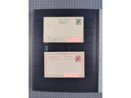 1898/1906(ca.), Briefalbum mit 26 Briefen, viele Ansichtskarten und Ganzsachen, dabei etliche bessere Belege u.a. Seepostbrie