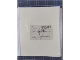 1736/1938, 18 entires, almost all mailed abroad, mostly to France, but also two 10 skilling frankings to London and 3 parcel 