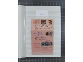 1916/23, interessante Sammlung “Rohrpost” mit fast Briefen, Karten und Ganzsachen. Dabei u.a. Mi.-Nr. 89IIx EF auf Karte nach