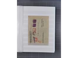 1916/23, interessante Sammlung “Rohrpost” mit fast Briefen, Karten und Ganzsachen. Dabei u.a. Mi.-Nr. 89IIx EF auf Karte nach