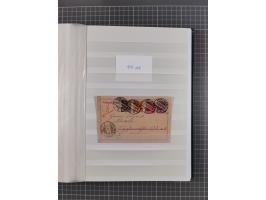 1916/23, interessante Sammlung “Rohrpost” mit fast Briefen, Karten und Ganzsachen. Dabei u.a. Mi.-Nr. 89IIx EF auf Karte nach