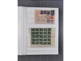 1916/23, interessante Sammlung “Rohrpost” mit fast Briefen, Karten und Ganzsachen. Dabei u.a. Mi.-Nr. 89IIx EF auf Karte nach