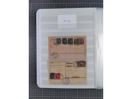 1916/23, interessante Sammlung “Rohrpost” mit fast Briefen, Karten und Ganzsachen. Dabei u.a. Mi.-Nr. 89IIx EF auf Karte nach