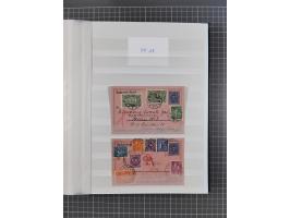 1916/23, interessante Sammlung “Rohrpost” mit fast Briefen, Karten und Ganzsachen. Dabei u.a. Mi.-Nr. 89IIx EF auf Karte nach