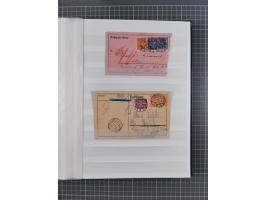 1916/23, interessante Sammlung “Rohrpost” mit fast Briefen, Karten und Ganzsachen. Dabei u.a. Mi.-Nr. 89IIx EF auf Karte nach