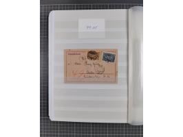 1916/23, interessante Sammlung “Rohrpost” mit fast Briefen, Karten und Ganzsachen. Dabei u.a. Mi.-Nr. 89IIx EF auf Karte nach