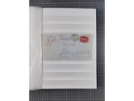 1916/23, interessante Sammlung “Rohrpost” mit fast Briefen, Karten und Ganzsachen. Dabei u.a. Mi.-Nr. 89IIx EF auf Karte nach