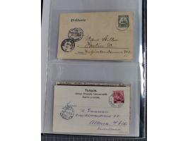 Türkei bis Togo, 70 Briefe, viele Ansichtskarten und Ganzsachen (DNG, DOA. Kamerun, Marianen, Togo, Marokko und Türkei) dabei