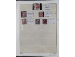 STEMPELSAMMLUNG: 226 Marken/ Briefausschnitten, mit einigen besseren Marken, z. B. China Nr. 44 AI, Türkei V 29 und Nr. 21 II