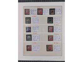 STEMPELSAMMLUNG: 226 Marken/ Briefausschnitten, mit einigen besseren Marken, z. B. China Nr. 44 AI, Türkei V 29 und Nr. 21 II