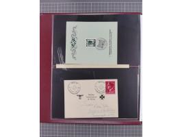 1933/45, Propaganda Album mit 52 Gedenkblättern, mit vielen besseren und großformatigen Stücken, insgesamt gute Erhaltung (4 