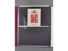 1933/45, Propaganda Album mit 52 Gedenkblättern, mit vielen besseren und großformatigen Stücken, insgesamt gute Erhaltung (4 