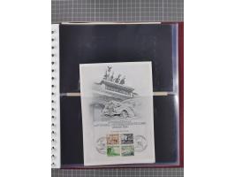 1933/45, Propaganda Album mit 52 Gedenkblättern, mit vielen besseren und großformatigen Stücken, insgesamt gute Erhaltung (4 