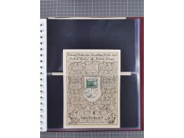 1933/45, Propaganda Album mit 52 Gedenkblättern, mit vielen besseren und großformatigen Stücken, insgesamt gute Erhaltung (4 