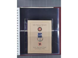 1933/45, Propaganda Album mit 52 Gedenkblättern, mit vielen besseren und großformatigen Stücken, insgesamt gute Erhaltung (4 