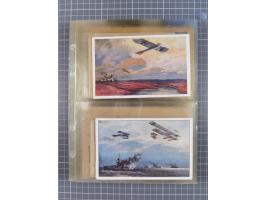 1910/45, Deutsche und internationale Flugpost, 2 Alben mit 430 Briefen, Karten, GZ, Ansichtskarten, dabei Deutsches Reich mit