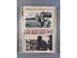 1910/45, Deutsche und internationale Flugpost, 2 Alben mit 430 Briefen, Karten, GZ, Ansichtskarten, dabei Deutsches Reich mit