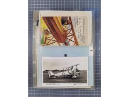 1910/45, Deutsche und internationale Flugpost, 2 Alben mit 430 Briefen, Karten, GZ, Ansichtskarten, dabei Deutsches Reich mit