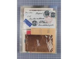 1910/45, Deutsche und internationale Flugpost, 2 Alben mit 430 Briefen, Karten, GZ, Ansichtskarten, dabei Deutsches Reich mit