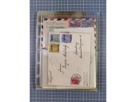 1910/45, Deutsche und internationale Flugpost, 2 Alben mit 430 Briefen, Karten, GZ, Ansichtskarten, dabei Deutsches Reich mit