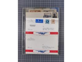 1910/45, Deutsche und internationale Flugpost, 2 Alben mit 430 Briefen, Karten, GZ, Ansichtskarten, dabei Deutsches Reich mit