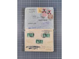 1910/45, Deutsche und internationale Flugpost, 2 Alben mit 430 Briefen, Karten, GZ, Ansichtskarten, dabei Deutsches Reich mit