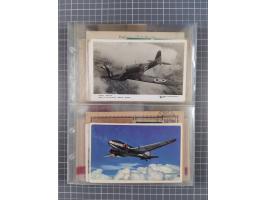 1910/45, Deutsche und internationale Flugpost, 2 Alben mit 430 Briefen, Karten, GZ, Ansichtskarten, dabei Deutsches Reich mit