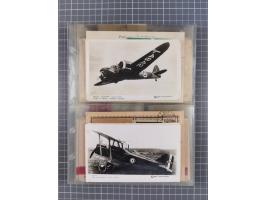 1910/45, Deutsche und internationale Flugpost, 2 Alben mit 430 Briefen, Karten, GZ, Ansichtskarten, dabei Deutsches Reich mit