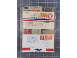 1910/45, Deutsche und internationale Flugpost, 2 Alben mit 430 Briefen, Karten, GZ, Ansichtskarten, dabei Deutsches Reich mit