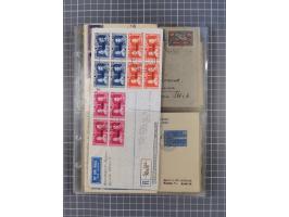 1910/45, Deutsche und internationale Flugpost, 2 Alben mit 430 Briefen, Karten, GZ, Ansichtskarten, dabei Deutsches Reich mit