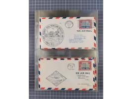 1910/45, Deutsche und internationale Flugpost, 2 Alben mit 430 Briefen, Karten, GZ, Ansichtskarten, dabei Deutsches Reich mit