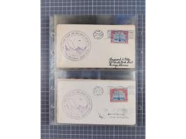 1910/45, Deutsche und internationale Flugpost, 2 Alben mit 430 Briefen, Karten, GZ, Ansichtskarten, dabei Deutsches Reich mit