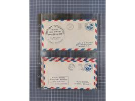 1910/45, Deutsche und internationale Flugpost, 2 Alben mit 430 Briefen, Karten, GZ, Ansichtskarten, dabei Deutsches Reich mit