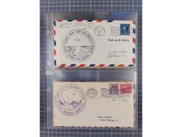 1910/45, Deutsche und internationale Flugpost, 2 Alben mit 430 Briefen, Karten, GZ, Ansichtskarten, dabei Deutsches Reich mit