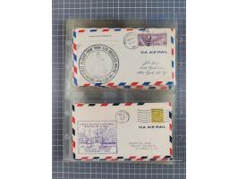 1910/45, Deutsche und internationale Flugpost, 2 Alben mit 430 Briefen, Karten, GZ, Ansichtskarten, dabei Deutsches Reich mit