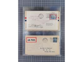 1910/45, Deutsche und internationale Flugpost, 2 Alben mit 430 Briefen, Karten, GZ, Ansichtskarten, dabei Deutsches Reich mit