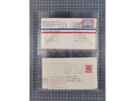 1910/45, Deutsche und internationale Flugpost, 2 Alben mit 430 Briefen, Karten, GZ, Ansichtskarten, dabei Deutsches Reich mit