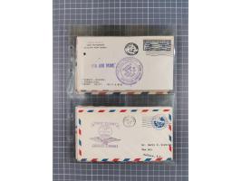 1910/45, Deutsche und internationale Flugpost, 2 Alben mit 430 Briefen, Karten, GZ, Ansichtskarten, dabei Deutsches Reich mit