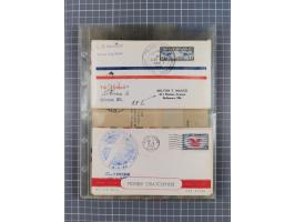 1910/45, Deutsche und internationale Flugpost, 2 Alben mit 430 Briefen, Karten, GZ, Ansichtskarten, dabei Deutsches Reich mit