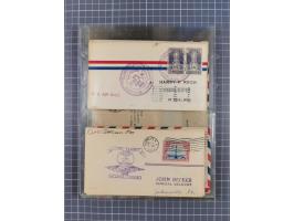 1910/45, Deutsche und internationale Flugpost, 2 Alben mit 430 Briefen, Karten, GZ, Ansichtskarten, dabei Deutsches Reich mit